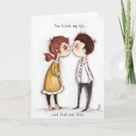 Cartão De Festividades Era isso - Namorados