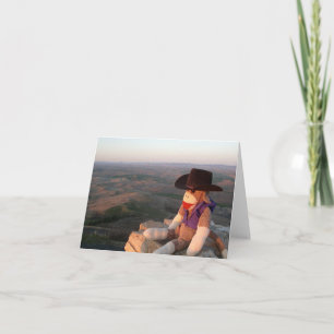 Cartão De Festividades Ernie the Sock Monkey Palouse Washington Notecard