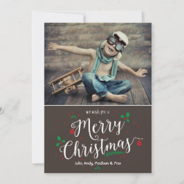 Cartão De Festividades Erro de feliz na placa de feriado de fotos do Lati