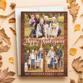 Cartão De Festividades Escova Feliz Dia de Ação de Graças Fotos 3