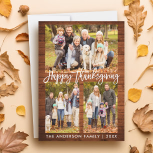 Cartão De Festividades Escova Feliz Dia de Ação de Graças Fotos 3