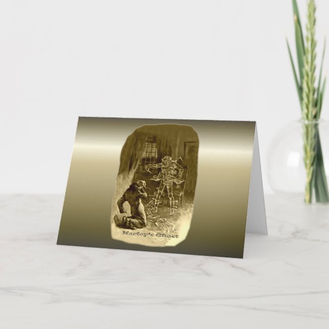 Cartão De Festividades Escroto do Natal - Uma Carol de Natal (Frente)