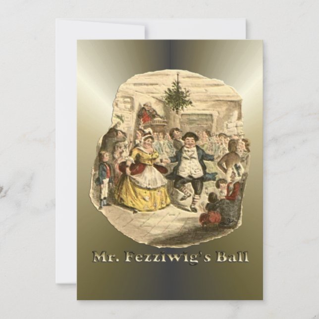 Cartão De Festividades Escroto do Natal - Uma Carol de Natal (Frente)