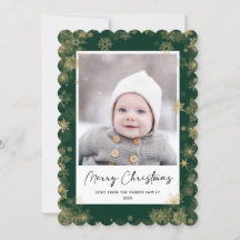 Escuro de Neve Verde Moderno Bokeh