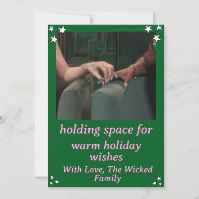 Cartão De Festividades "Espaço de retenção para" personalizado (Frente)