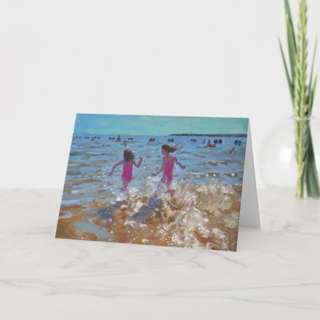 Cartão De Festividades Espalhando no mar Clacton. 2014 (Frente)