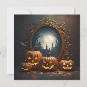Cartão De Festividades espelho halloween