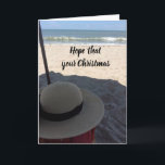 CARTÃO DE FESTIVIDADES ESPERANÇA ***NATAL** É COMO UM *DIA NA PRAIA<br><div class="desc">VOCÊ ESPERA QUE ALGUÉM QUE VOCÊ GOSTA OU ADORA TENHA UM ***** NATAL*** É COMO UM *DIA NA PRAIA*????? ENTÃO ENVIE ESTE CARTÃO "LEGAL" HOJE!</div>