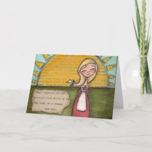 Cartão De Festividades Esperança - Saudação