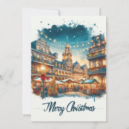 Cartão De Festividades Espetáculo de Natal da Califórnia: Feriado Cênico