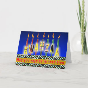 Cartão De Festividades Espírito de Kwanzaa