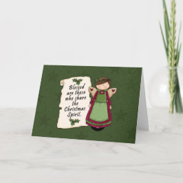 Cartão De Festividades Espírito do Natal