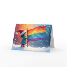 Espírito Holiday Rainbow Pride Flag Elf