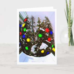 Cartão De Festividades Espírito natalino