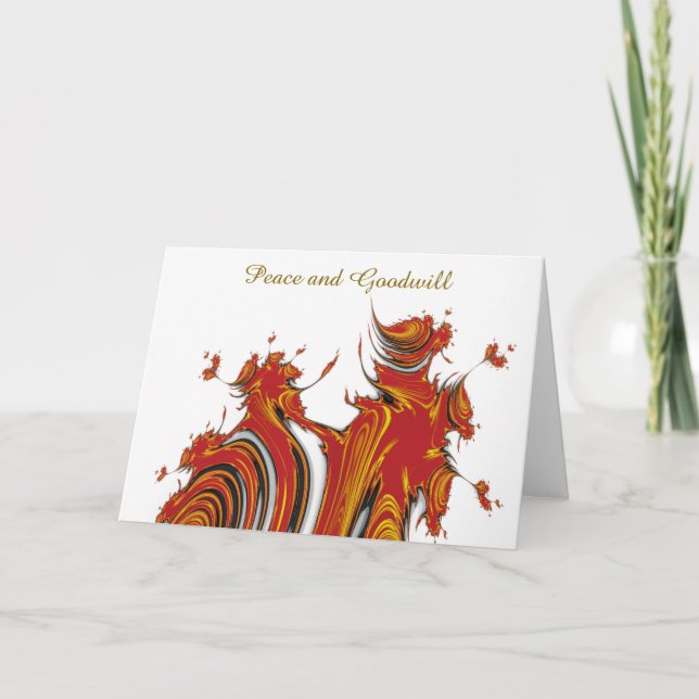 CARTÃO DE FESTIVIDADES ESPÍRITOS DE NATAL (Frente)