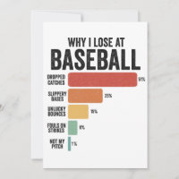 Esportes Engraçados De Baseball Por Que Eu Perder 