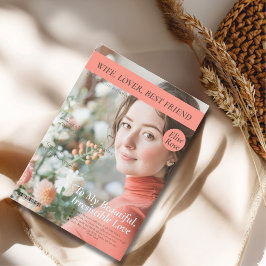 Cartão De Festividades Esposa, Lover, Melhor cobrir de Revista Amiga