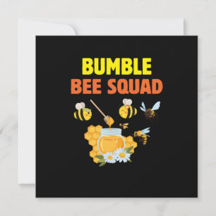 Cartão De Festividades Esquadrão 2 da Beekeeper Art Bumble