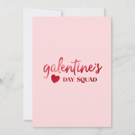 Cartão De Festividades Esquadrão dos Dias de Galentine