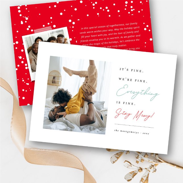 Cartão De Festividades Está bem, estamos bem, está tudo bem, está tudo be (Criador carregado)