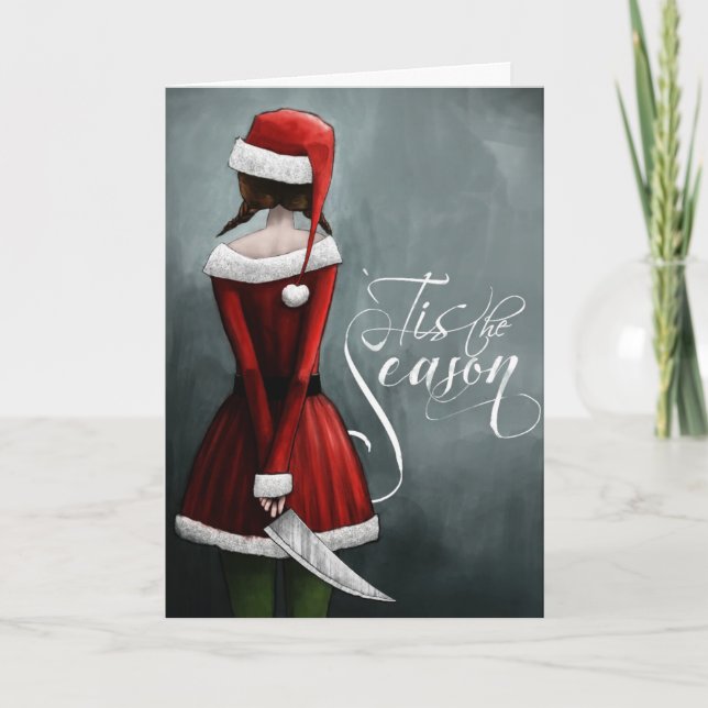 Cartão De Festividades Esta é a estação (Frente)