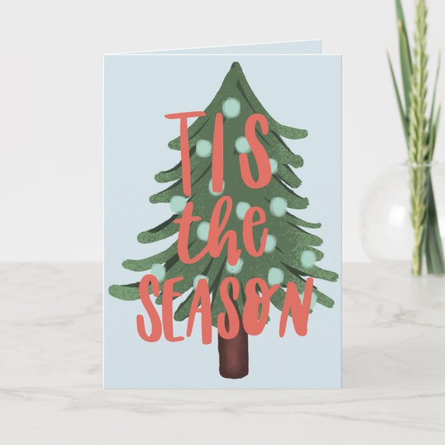 Cartão De Festividades Esta é a estação (Frente)