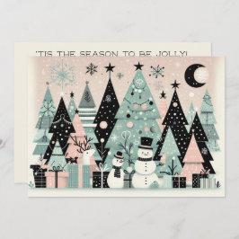 Cartão De Festividades Esta é a estação a ser alegre