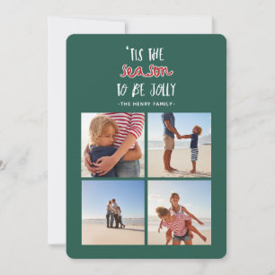 Cartão De Festividades "Esta é a estação quatro do natal de férias