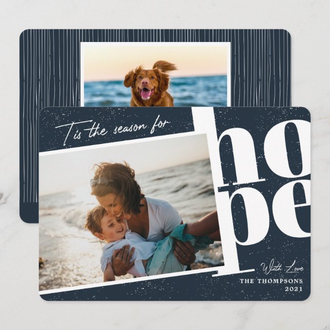 Cartão De Festividades Esta é a foto da Esperança da temporada (Frente/Verso)