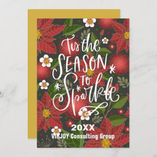 Cartão De Festividades Esta É A Razão Para Esmagar O Negócio Da Poinsetti