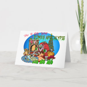 Cartão De Festividades Esta foi a noite antes dos zumbis