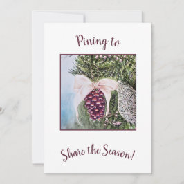 Cartão De Festividades Estação de Natal