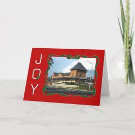 Cartão De Festividades Estação de Trem de Bristol Bristol Virginia Alegri