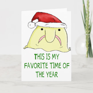 Cartão De Festividades Estação favorita