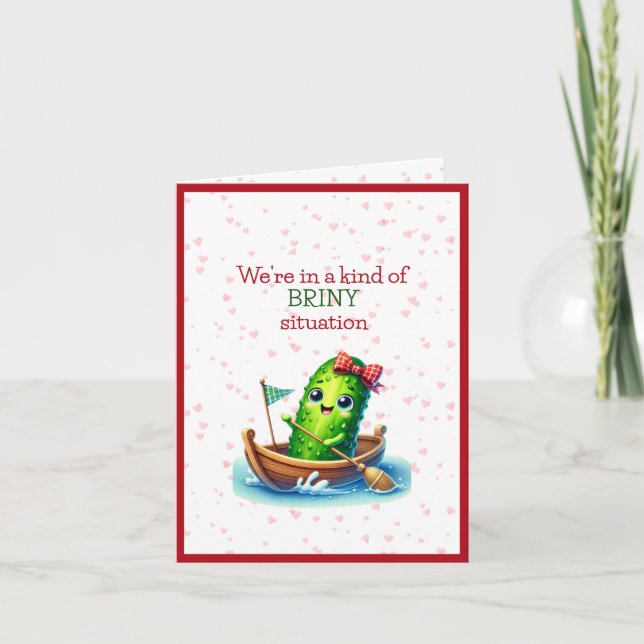 Cartão De Festividades Estamos numa Espécie de Situação SALGADA, Valentin (Frente)