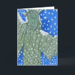 Cartão De Festividades Estátua da liberdade na neve por Joel Anderson<br><div class="desc">A estátua da liberdade na neve é um acrílico pintado mão original feito por Joel Anderson. Joel Anderson quer sua arte fazer pessoas sorrir. Começou tirar na idade 5. que pinta e os gráficos são uma paixão, e diversos de seus trabalhos têm sido publicados já. Joel aprecia compartilhar de sua...</div>