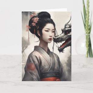 Cartão De Festividades Este É O Ano Do Dragão 2024