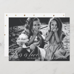 Cartão De Festividades Este é o Dia de os namorados de Fotografia Simple 