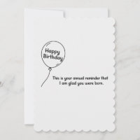 Este É Seu Lembrete Anual Divertido Aniversário