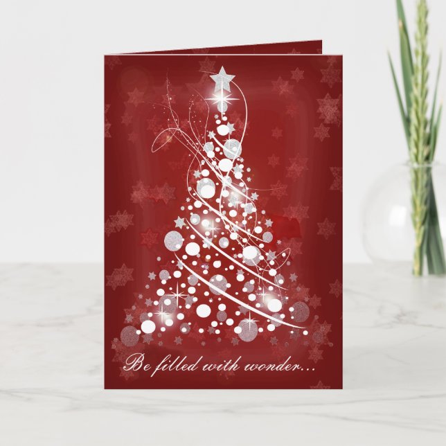 Cartão De Festividades Esteja cheio de admiração - tocada pela paz (Frente)