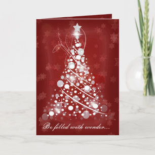 Cartão De Festividades Esteja cheio de admiração - tocada pela paz