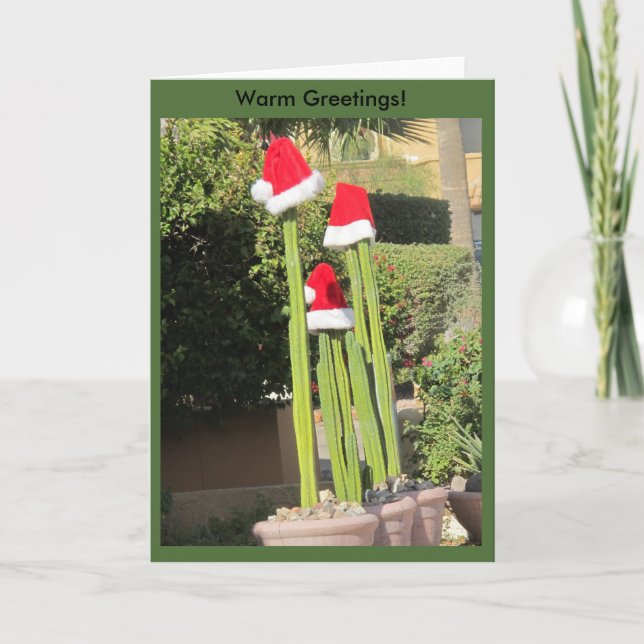 Cartão De Festividades Estilo da arizona do Natal! (Frente)