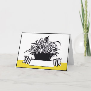 Cartão De Festividades Estilo de Corte de Madeira de Deco Vintage