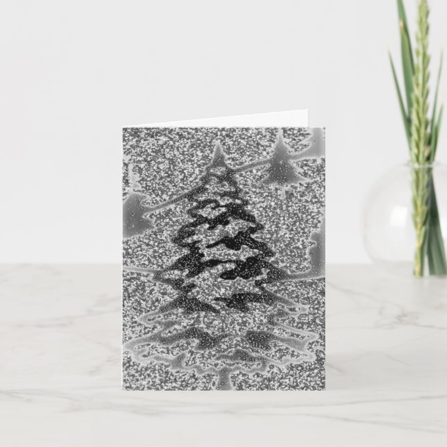 CARTÃO DE FESTIVIDADES ESTILO DE DESIGN DA PLACA DE NATAL (Frente)