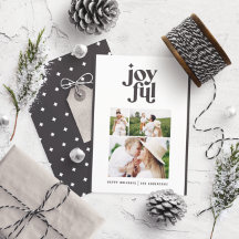 Estilo de Natal branco preto mínimo moderno
