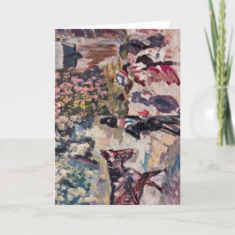 Cartão De Festividades estilo do cavalo renoir