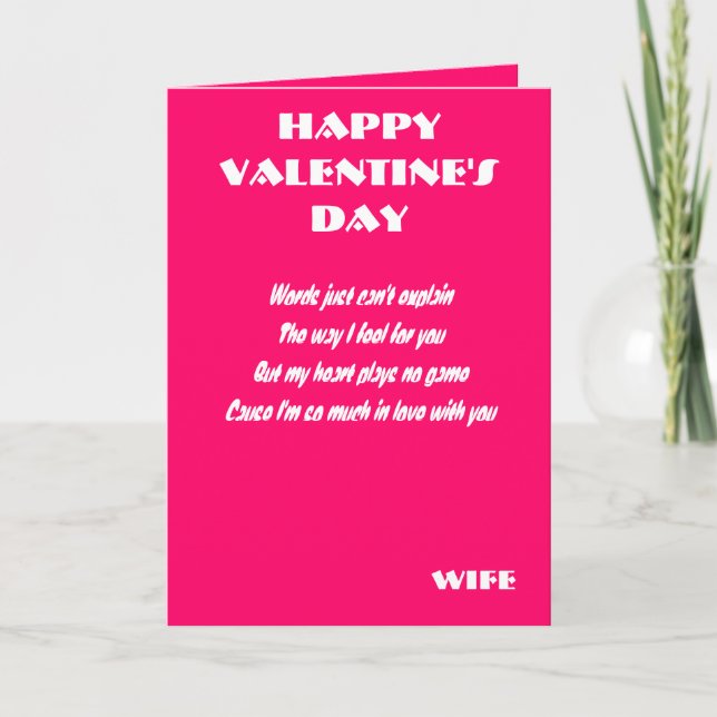 Cartão De Festividades Estou muito apaixonado por você (Frente)