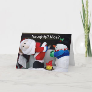 CARTÃO DE FESTIVIDADES ESTRANHO? BONITO? MISTLETOE? ATÉ VOCÊ!