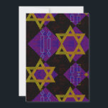 Cartão De Festividades Estrela Feliz de Chanucá de SlipperyJoe de David m<br><div class="desc">Estrela Feliz de Chanucá de SlipperyJoe da Celebração Artística de David menorah Dreidel Velas judaicas Hebraico Chanukah dava decorações religião judaísmo cultura religiosa práticas religiosas tradições simbólicas design de profundidade de contraste simetria</div>