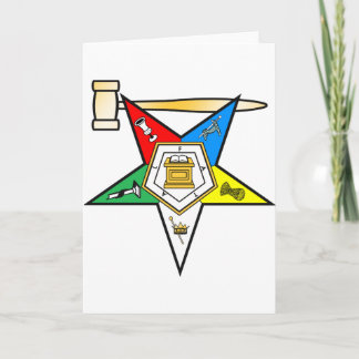 Cartão De Festividades Estrela oriental após artigos da matrona